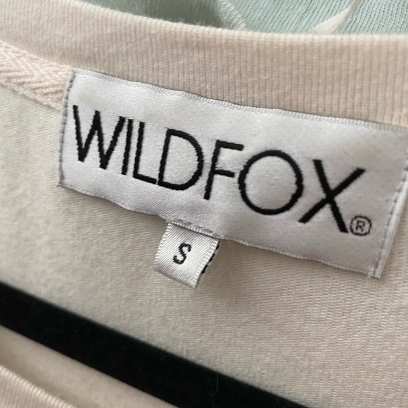 wildfox cream call don't text vintage jumper - Picture 2 of 4